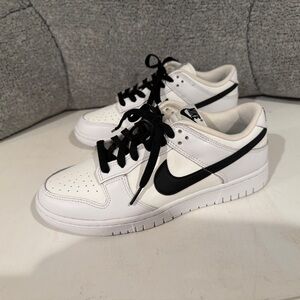 Nike Reverse Panda White and Black Dunks Sneakers